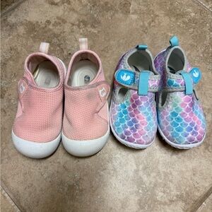 Girls Shoes size 7 Bundle (BMCityBM Walking shoes & Mermaid Water Shoes)